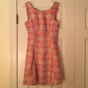 Semi formal open back dress